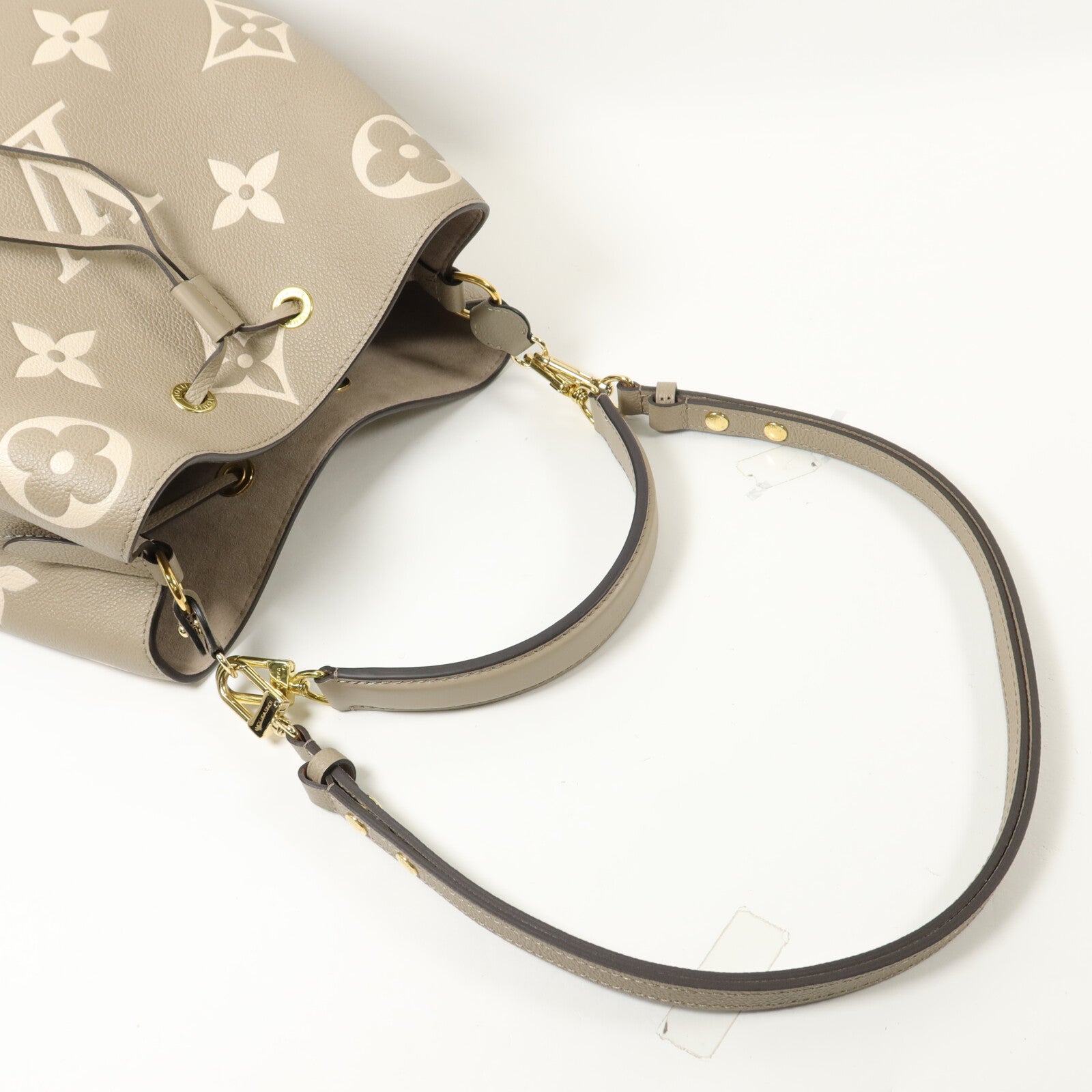 LOUIS VUITTON Monogram Empreinte Neo Noe MM手挽肩背兩用袋