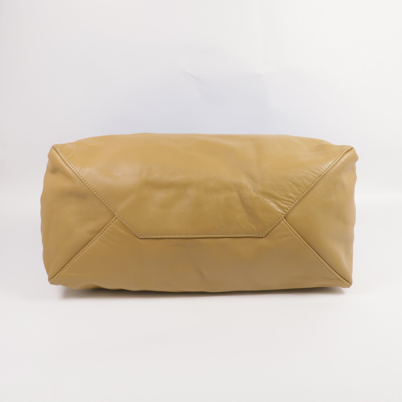 CELINE 皮革Cabas Tote金扣手挽袋