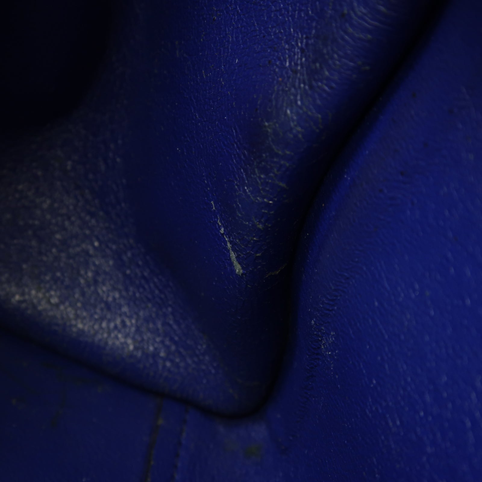 CELINE 【激減優惠】牛皮皮革Trapeze金扣手挽肩背兩用袋藍色