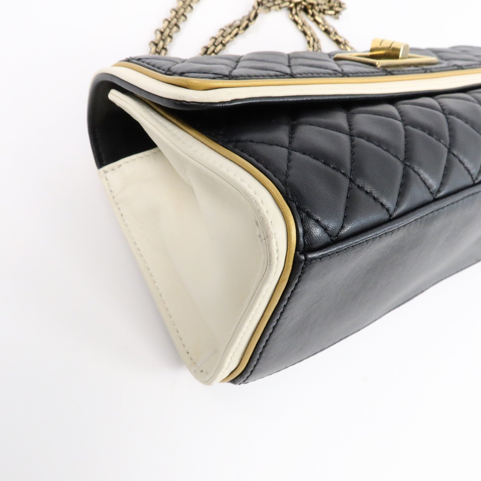 CHANEL 牛皮皮革Chain Shoulder Bag鏈帶肩背袋