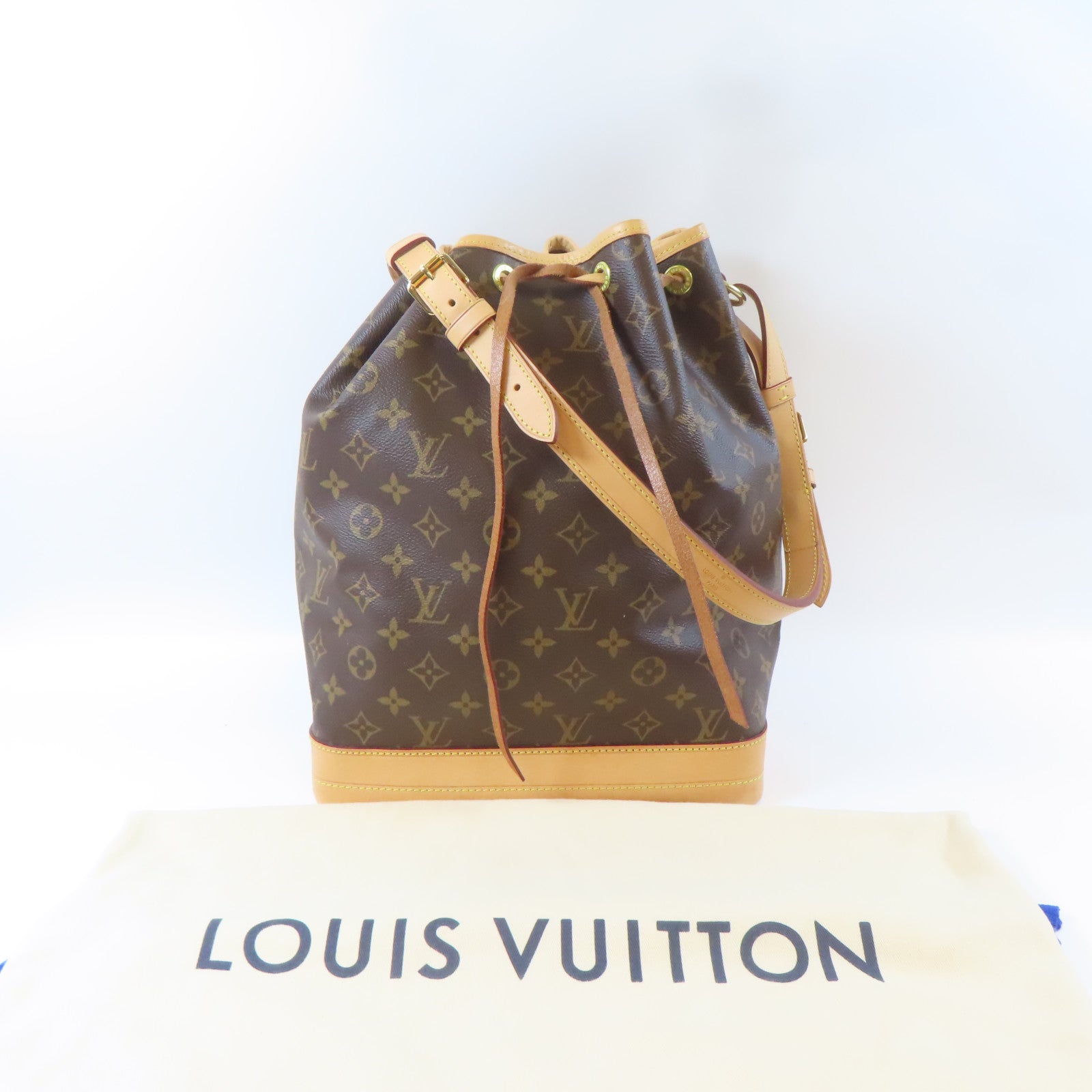 LOUIS VUITTON 【激減優惠】Monogram Noe Bucket金扣Tote Bag啡色