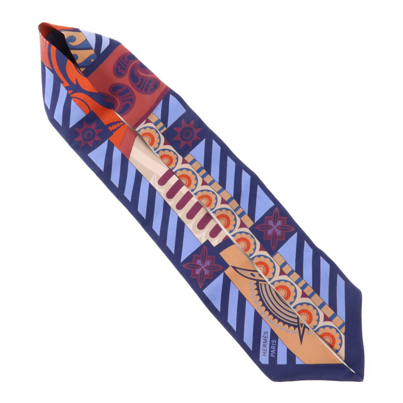 HERMES 絲質Twilly絲巾