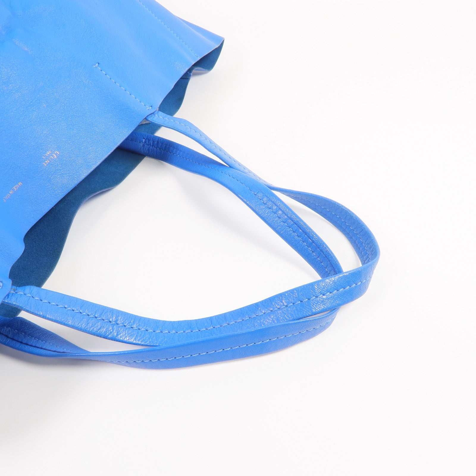 CELINE 皮革Cabas Tote金扣手挽袋