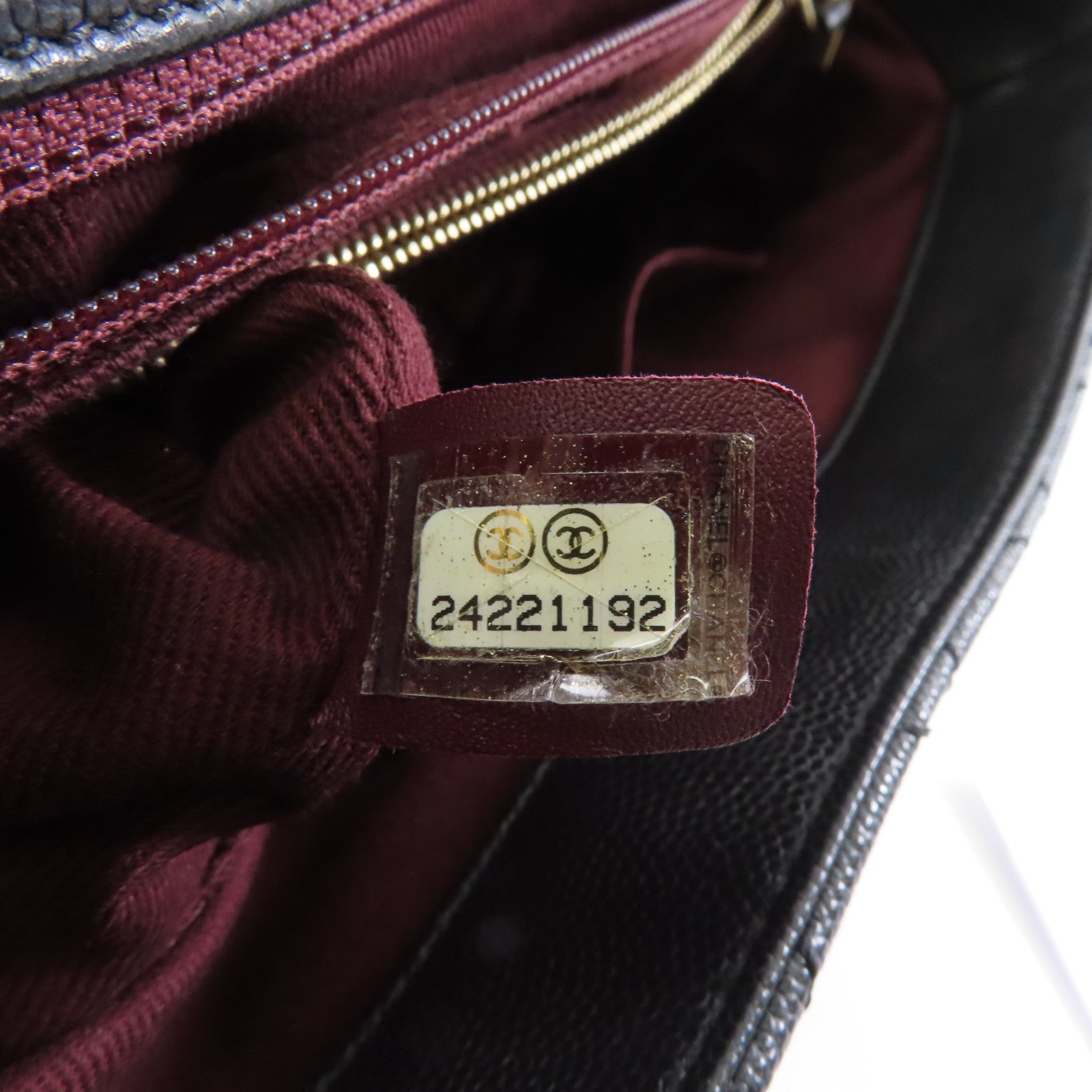 CHANEL 菱格牛皮皮革CoCo Handle金扣鏈帶手挽肩背兩用袋黑色
