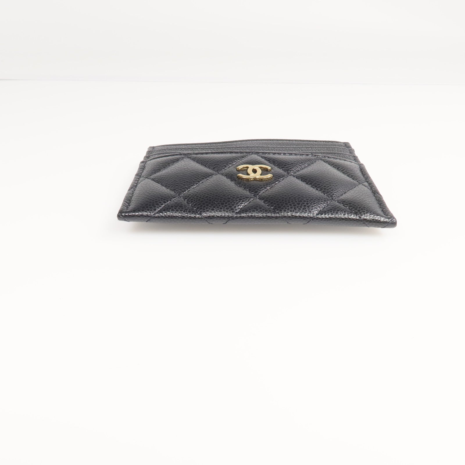 CHANEL 牛皮皮革Card Holder金扣卡片套