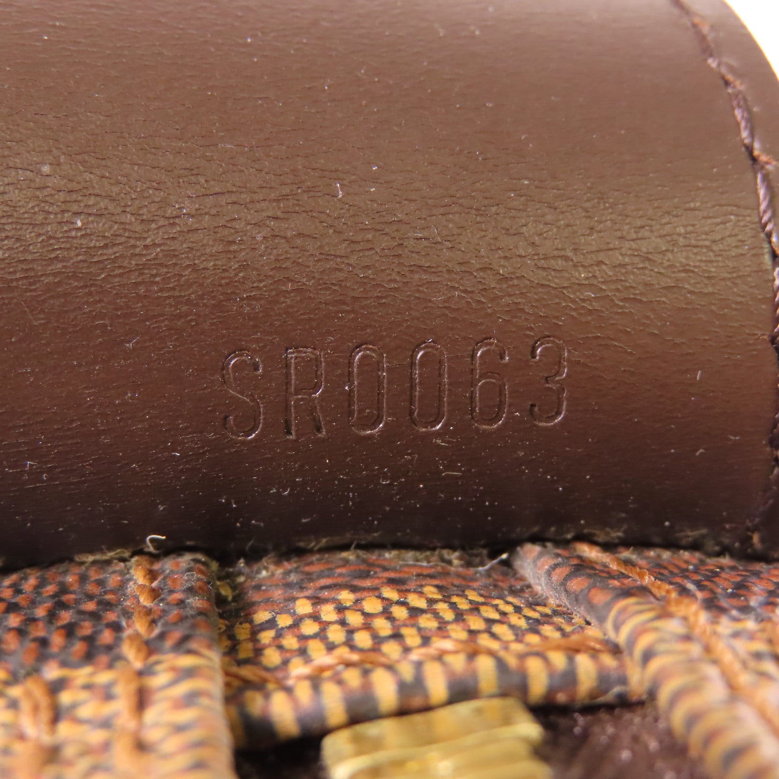 LOUIS VUITTON LV GHW Naviglio Shoulder Messenger Bag N45255 Damier Brown