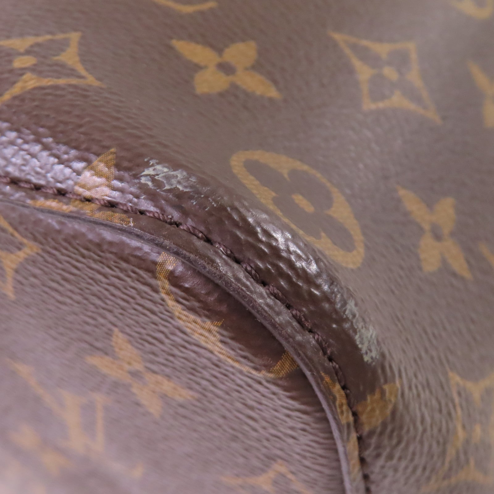 LOUIS VUITTON Monogram Neonoe MM Shoulder Bag金扣肩背袋啡色/黑色