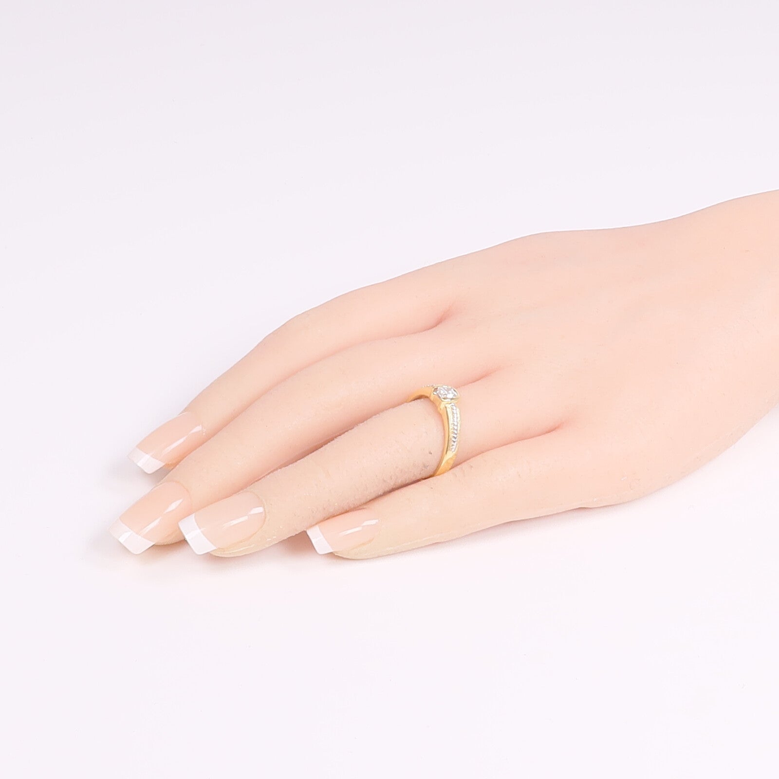 JEWELRY 【激減優惠】18K白金/黃金RingUS#7