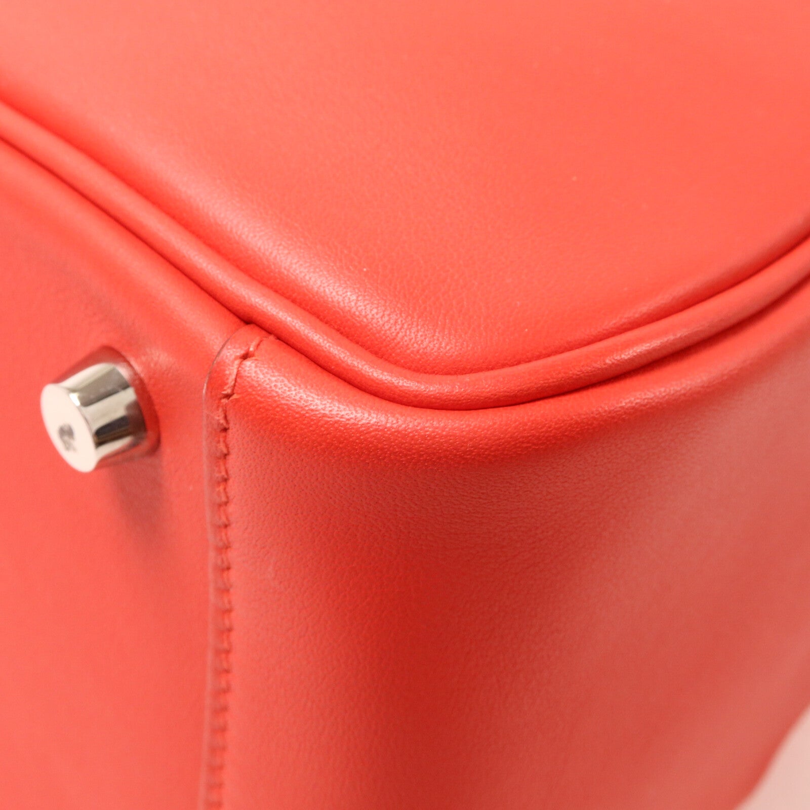 HERMES Swift皮革/Epsom皮革Lindy 26手挽肩背兩用袋Rouge de Coeur