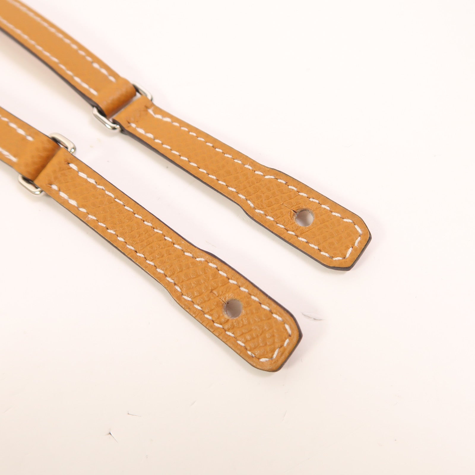 HERMES Epsom皮革Kelly To Go銀扣肩背袋Gold