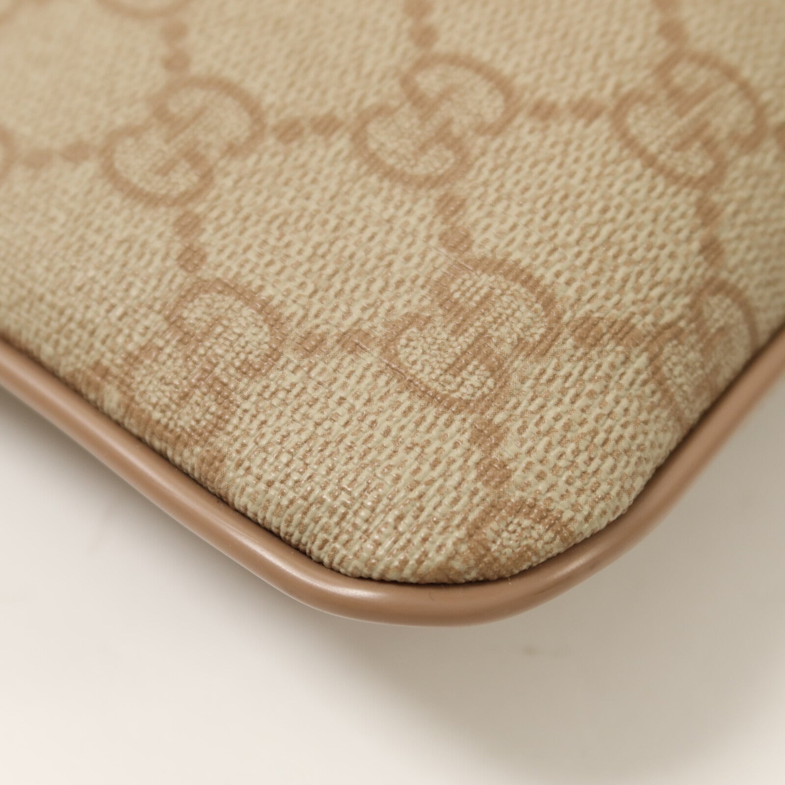 GUCCI 塗層帆布GG Supreme Shoulder Bag肩背袋