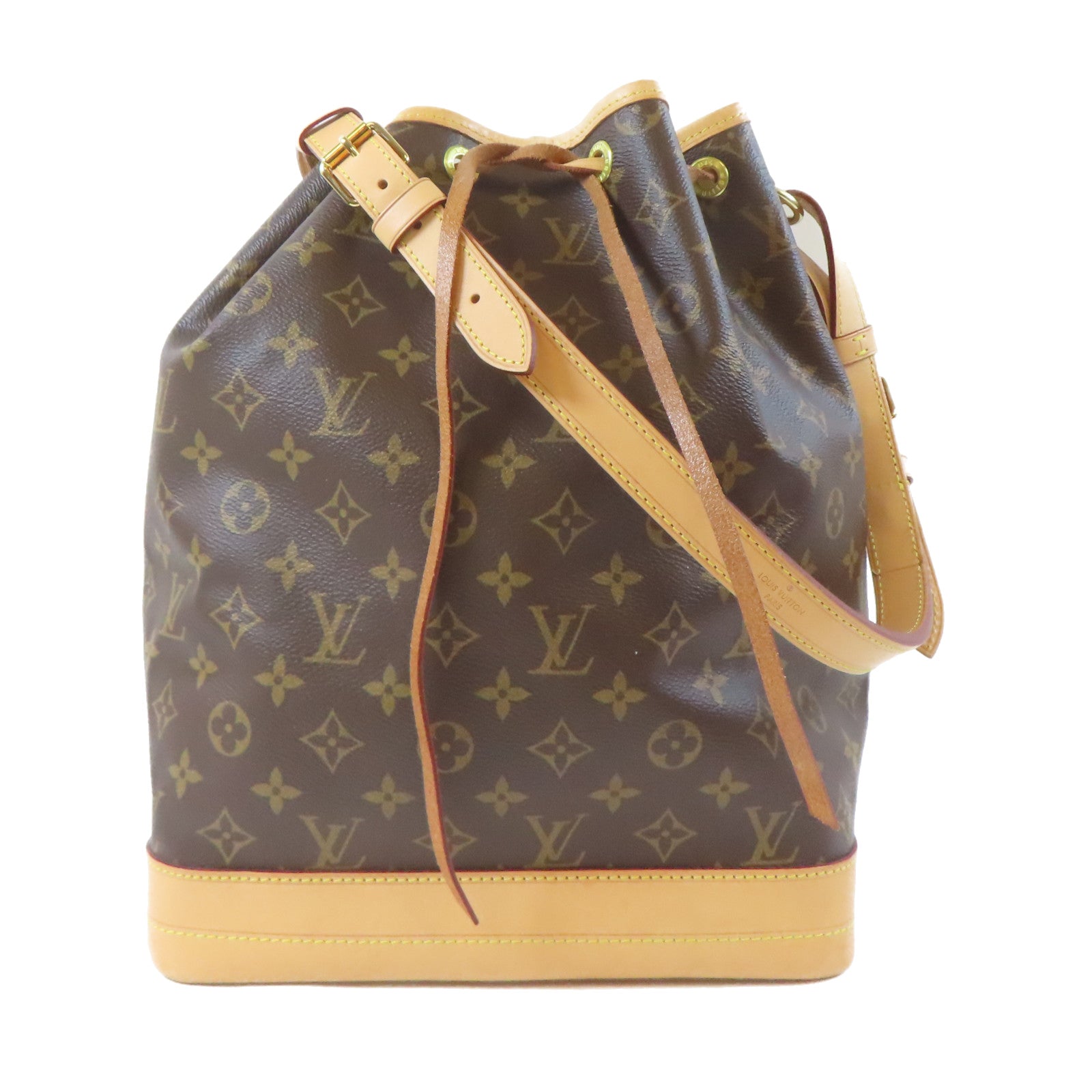 LOUIS VUITTON 【激減優惠】Monogram Noe Bucket金扣Tote Bag啡色
