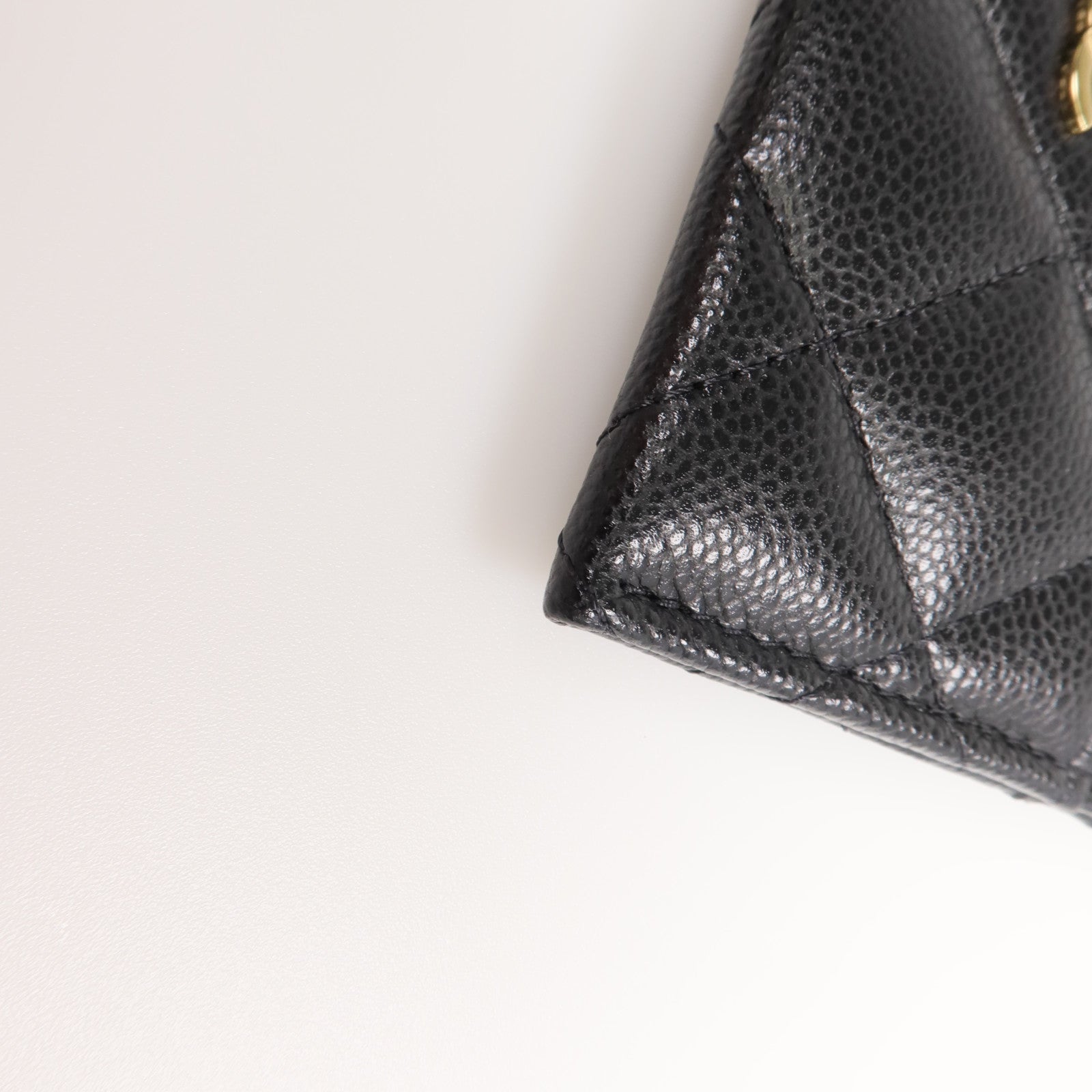 CHANEL 牛皮皮革Card Holder金扣卡片套
