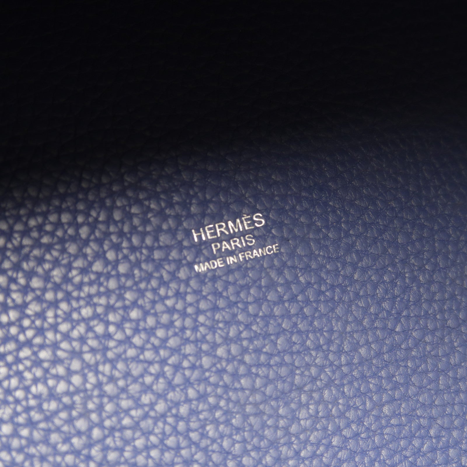 HERMES Clemence皮革Picotin MM手挽袋Bleu Brighton/Capucine