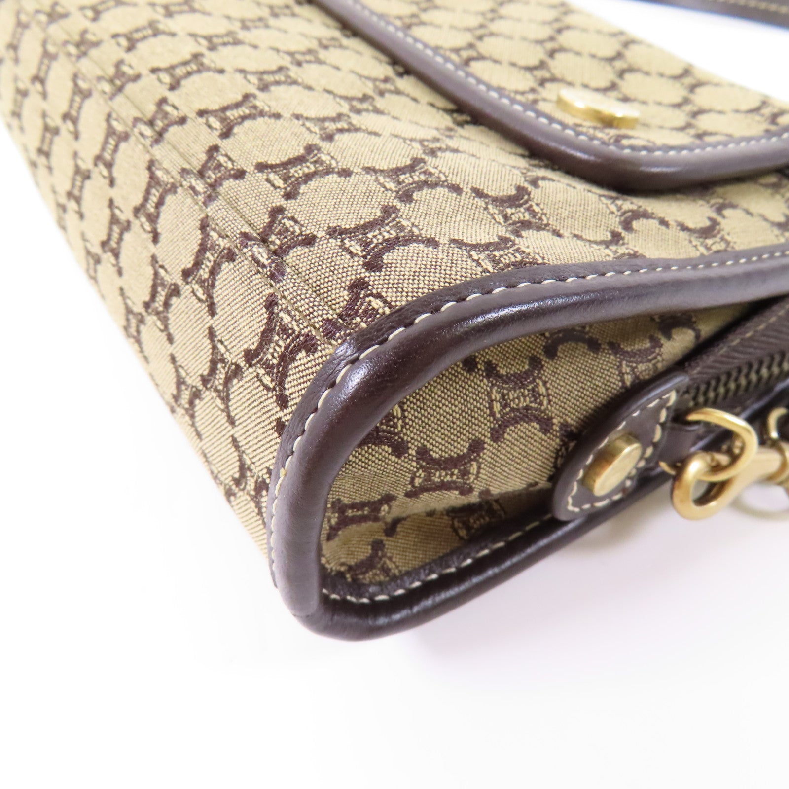 CELINE 帆布Hand Bag金扣手挽袋