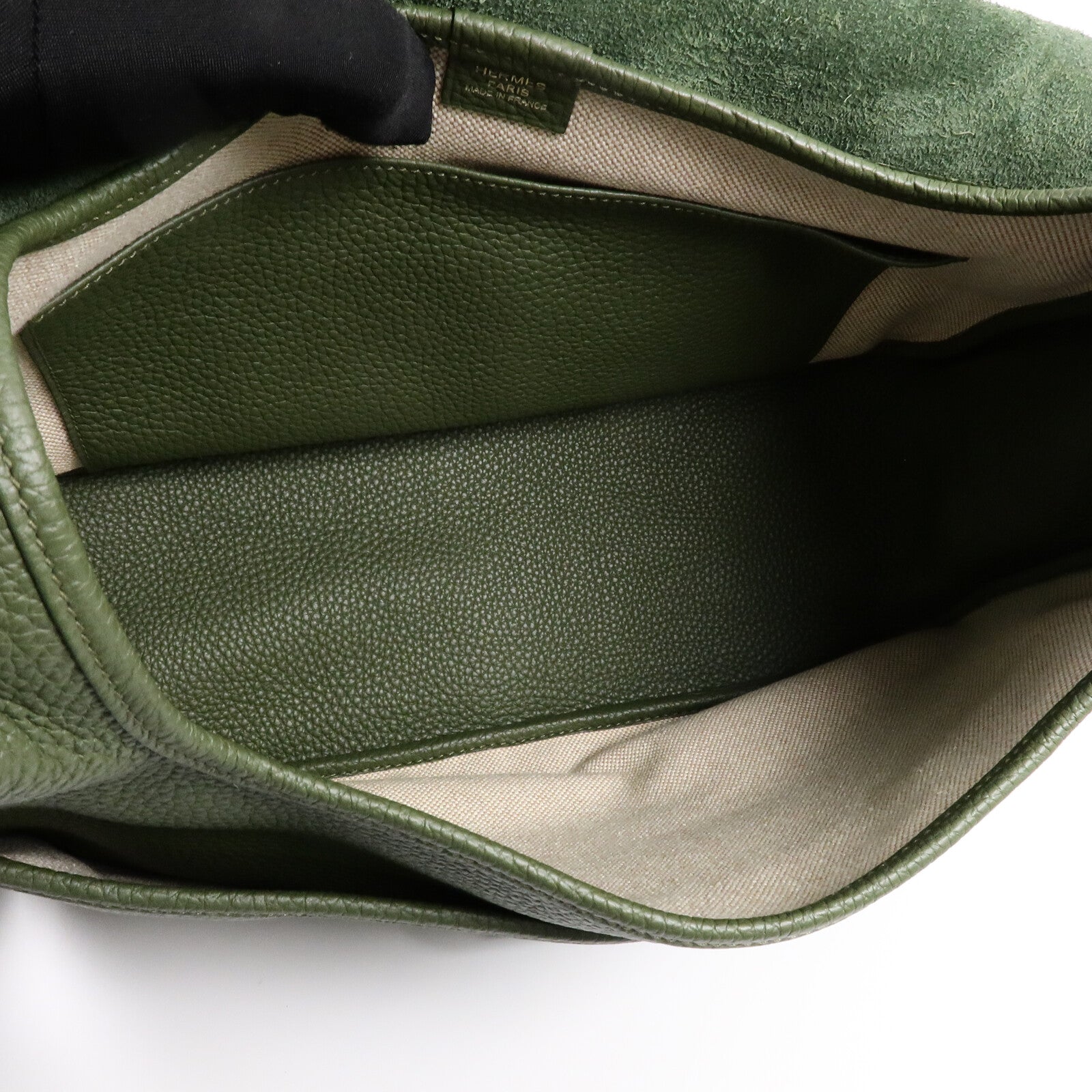 HERMES Clemence皮革Bourlingue Messenger Bag肩背袋