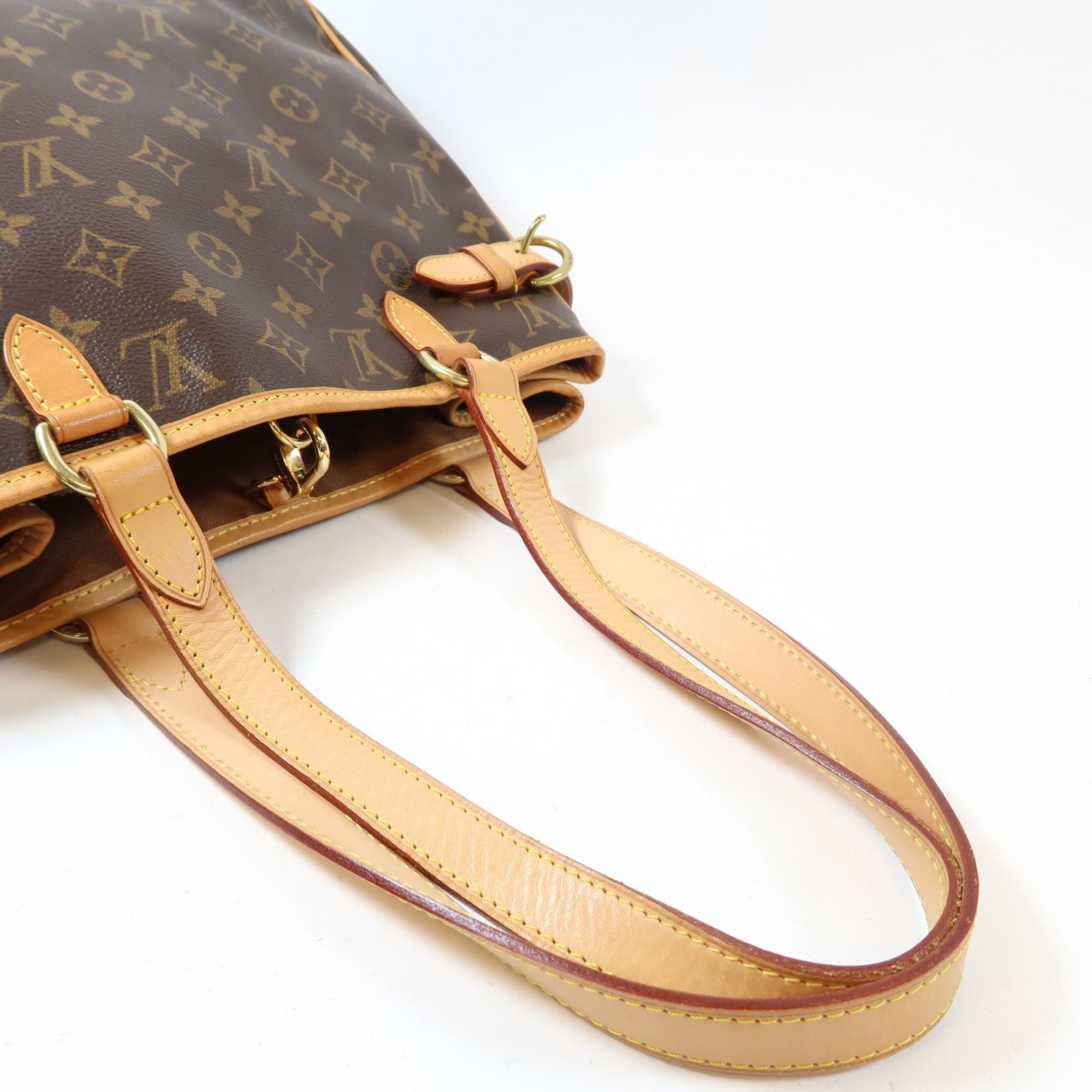 LOUIS VUITTON 【激減優惠】Monogram Batignolles Horizontal金扣肩背袋啡色