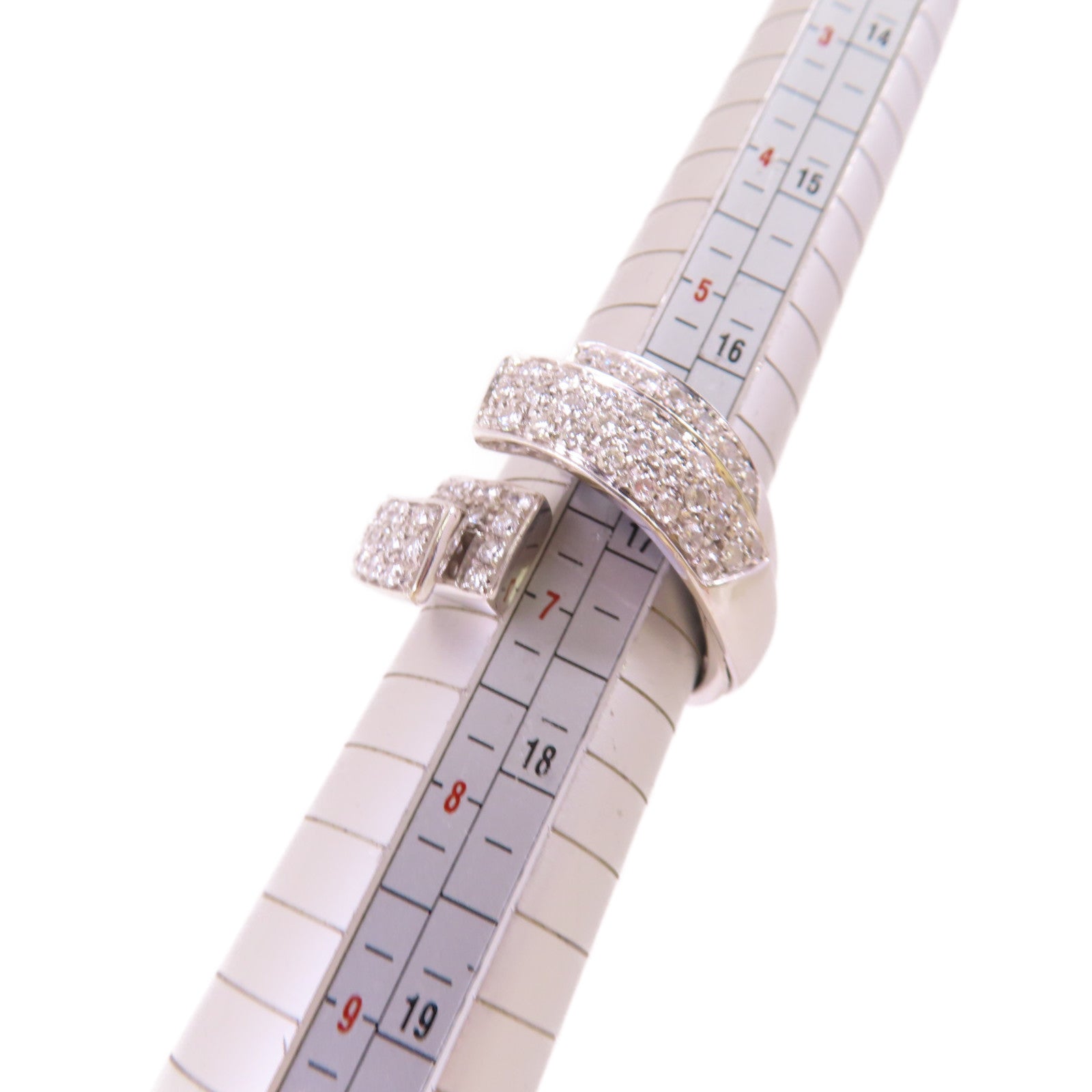 JEWELRY 18K白金/鑽石Diamond Ring戒指US#6.5