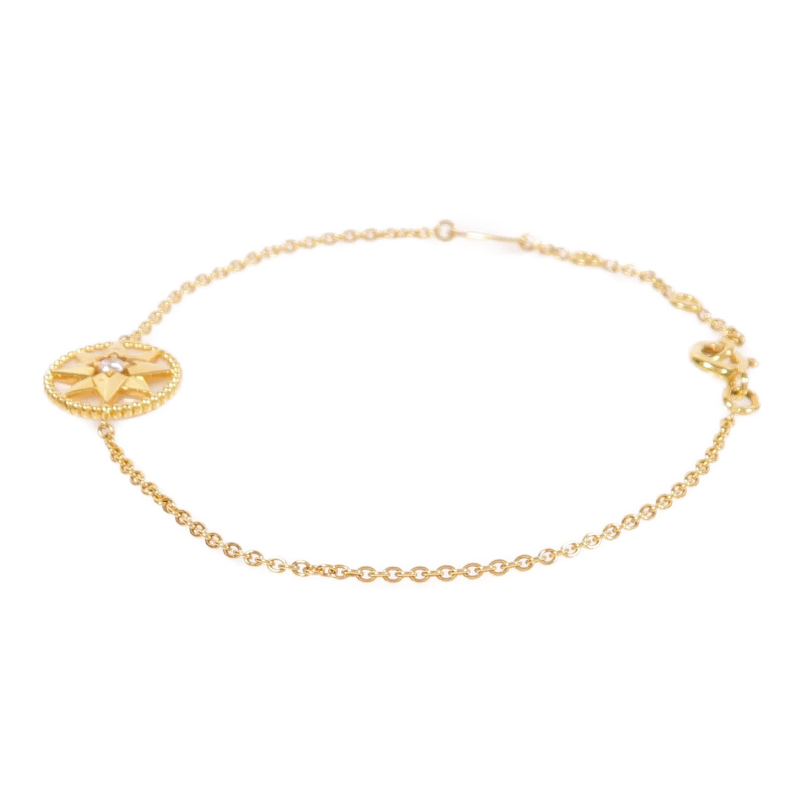 Dior 18K金/貝殼Rose Des Vents手鏈