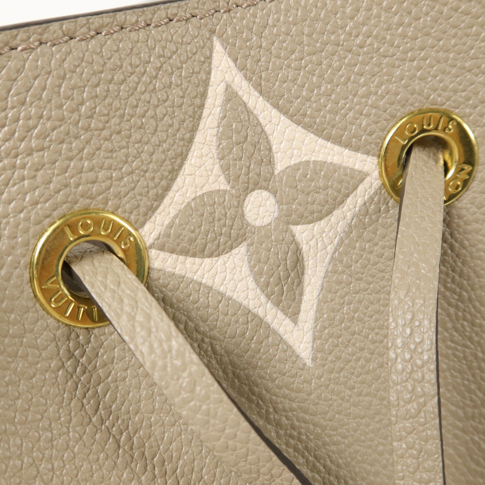 LOUIS VUITTON Monogram Empreinte Neo Noe MM手挽肩背兩用袋