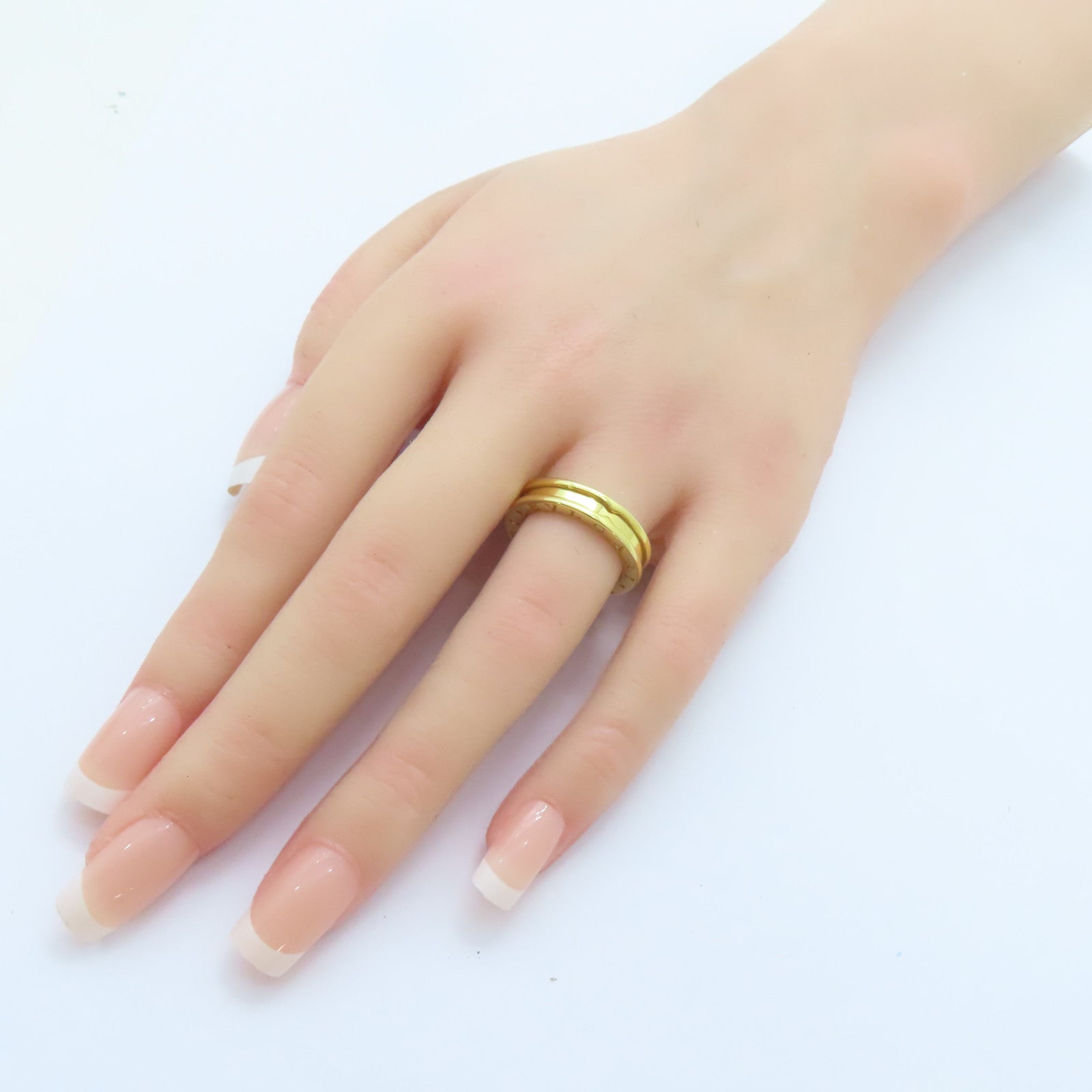 BVLGARI 18K黃金B-zero1 Ring XS金戒指BVLGARI#52/US#6
