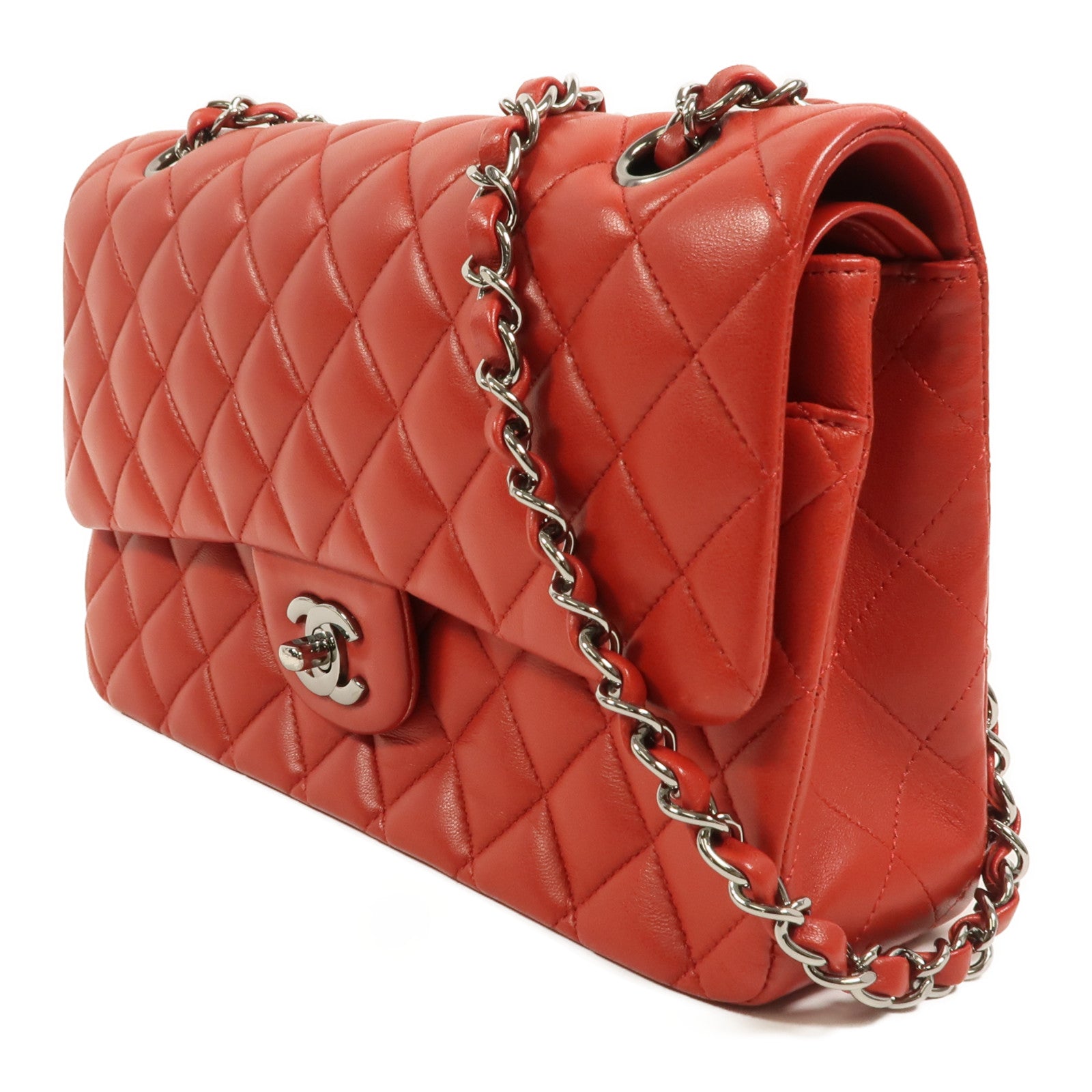 CHANEL 羊皮皮革Classic 25鏈帶肩背袋