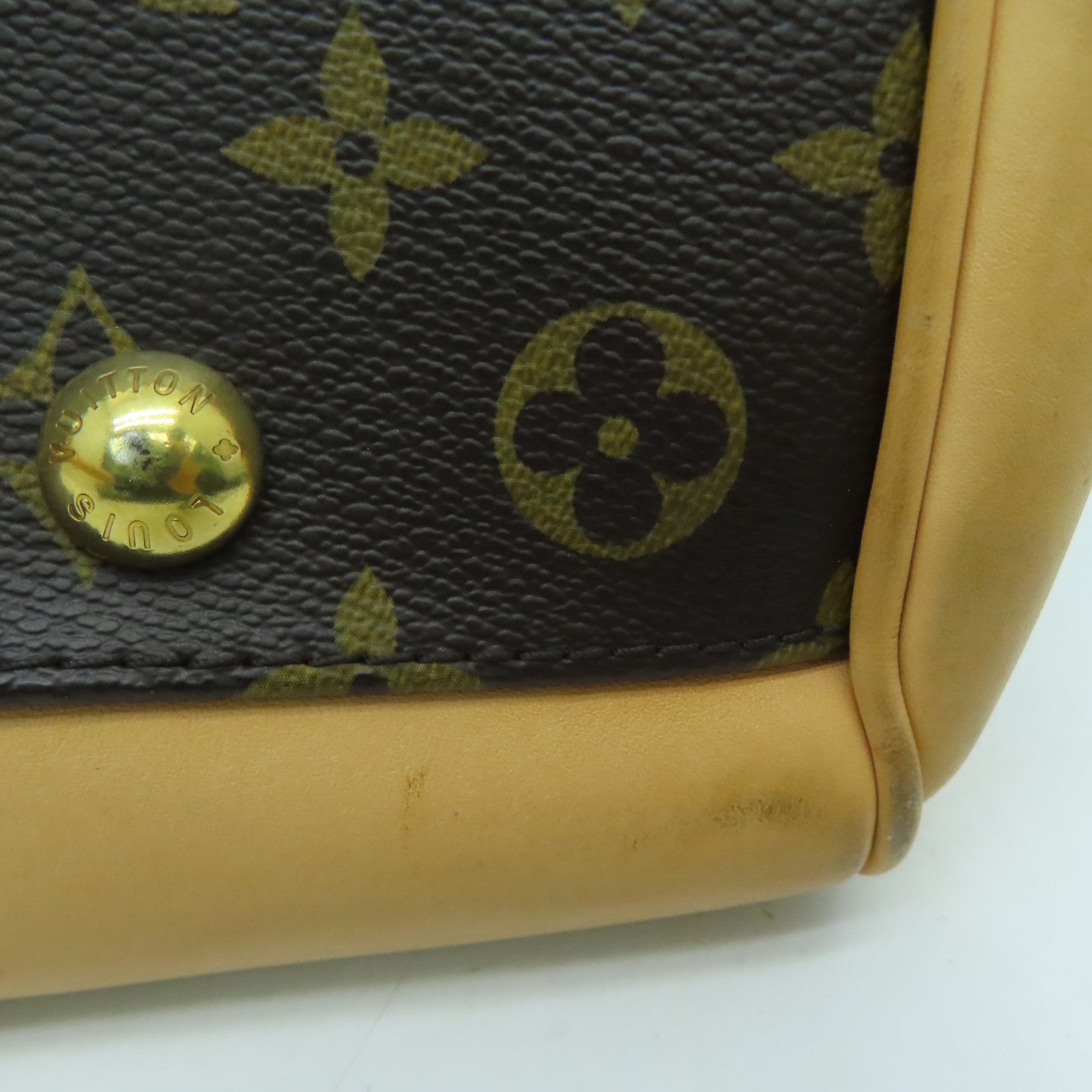 LOUIS VUITTON Monogram Beverly GM金扣手挽袋/肩背袋啡色