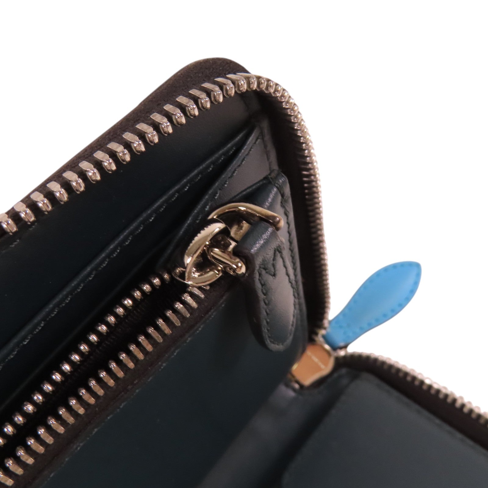 BURBERRY 塗層帆布Zipper Long Wallet銀扣拉鏈長錢包