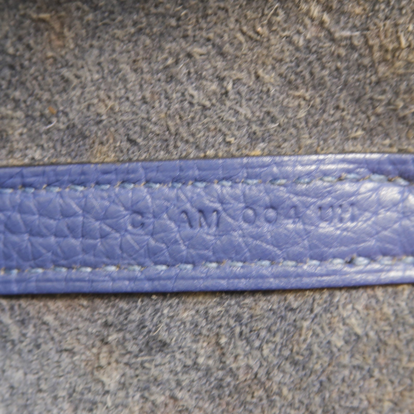 HERMES Clemence皮革Picotin MM手挽袋Bleu Brighton/Capucine