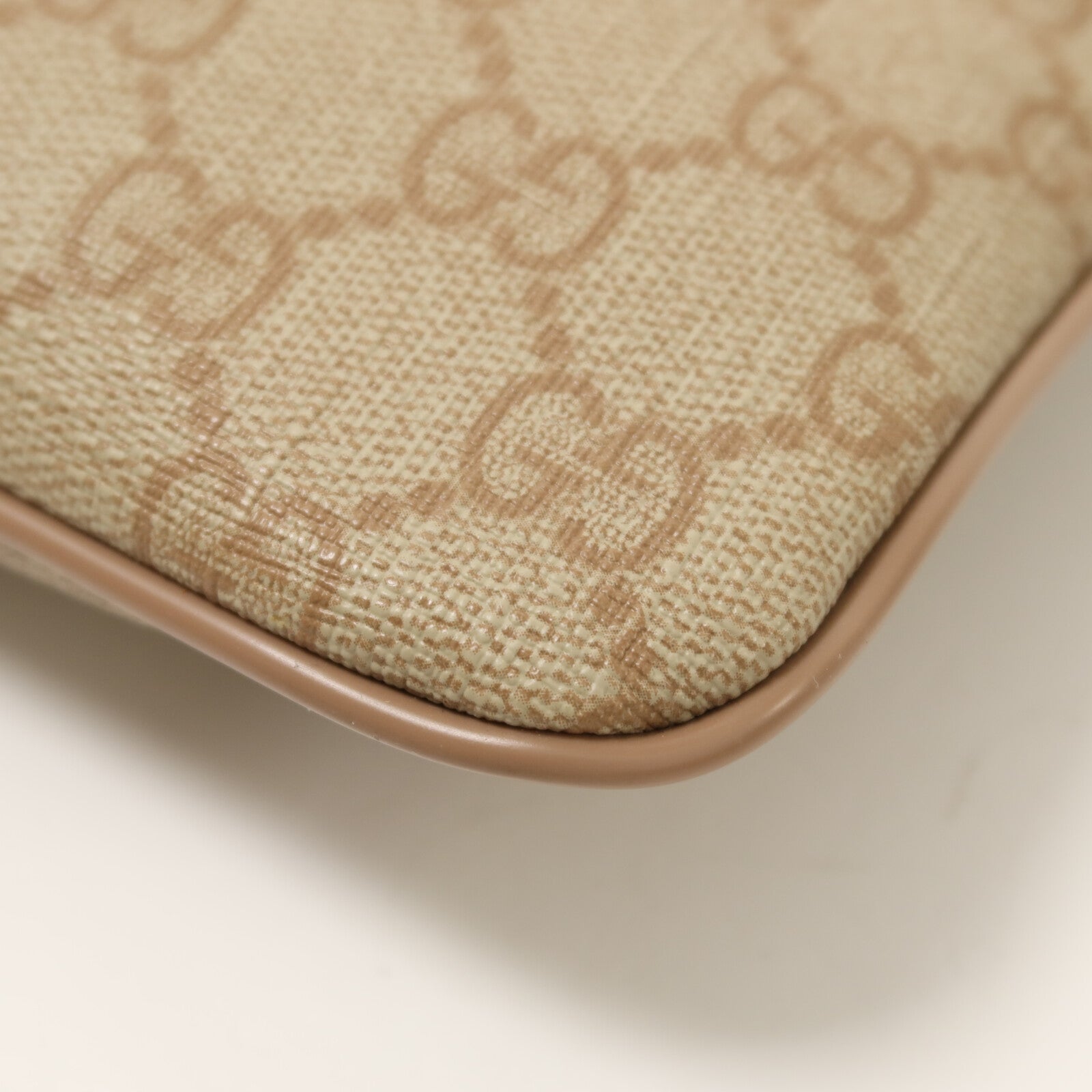 GUCCI 塗層帆布GG Supreme Shoulder Bag肩背袋