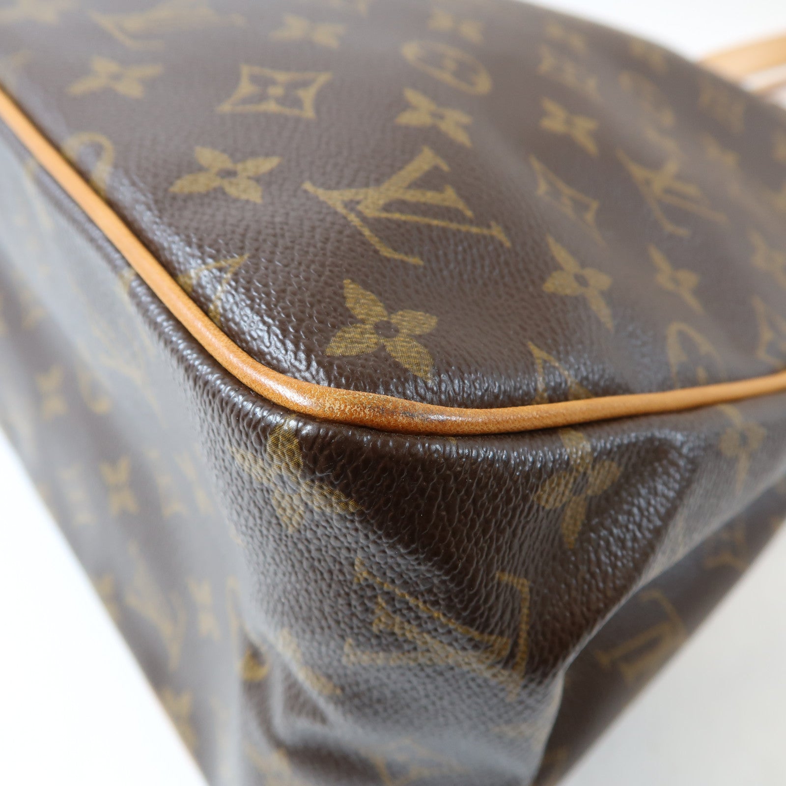 LOUIS VUITTON 【激減優惠】Monogram Batignolles Horizontal金扣肩背袋啡色