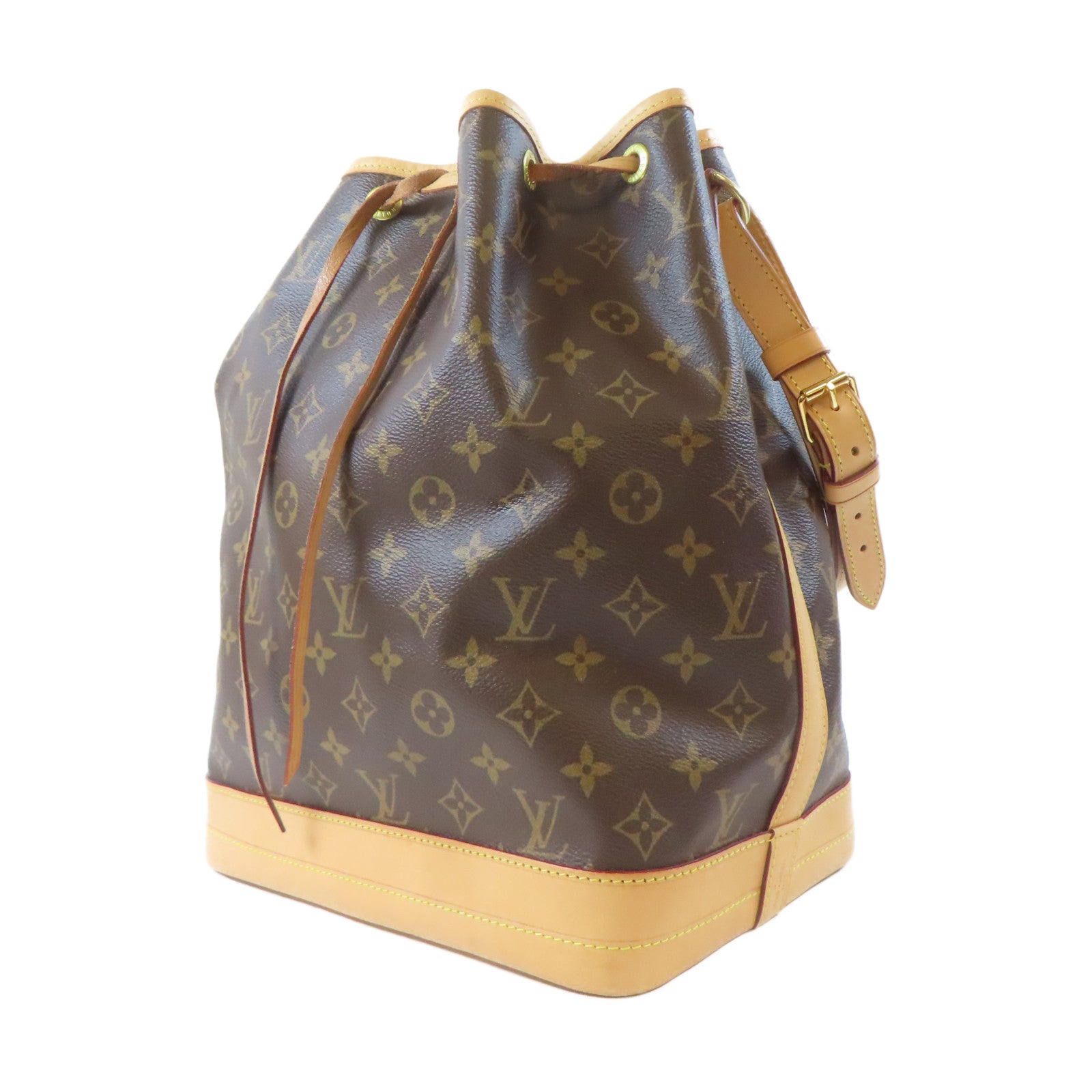 LOUIS VUITTON 【激減優惠】Monogram Noe Bucket金扣Tote Bag啡色