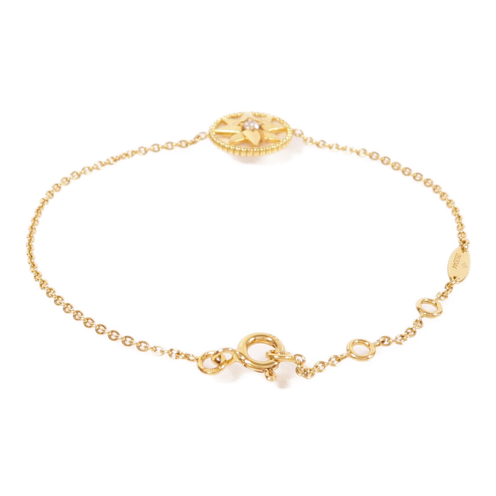 Dior 18K金/貝殼Rose Des Vents手鏈