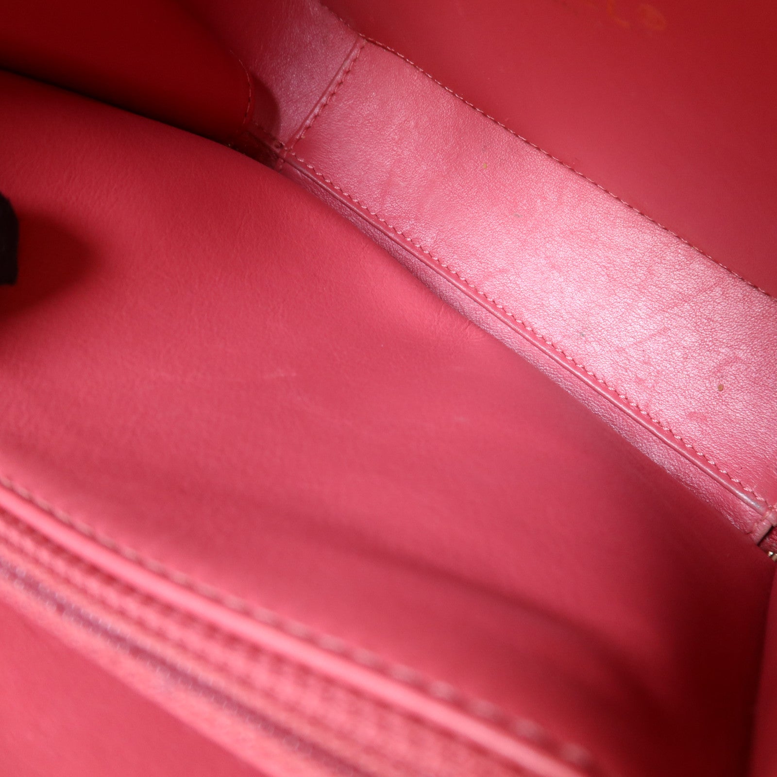 CHANEL 牛皮皮革Vanity Case金扣手挽肩背兩用袋