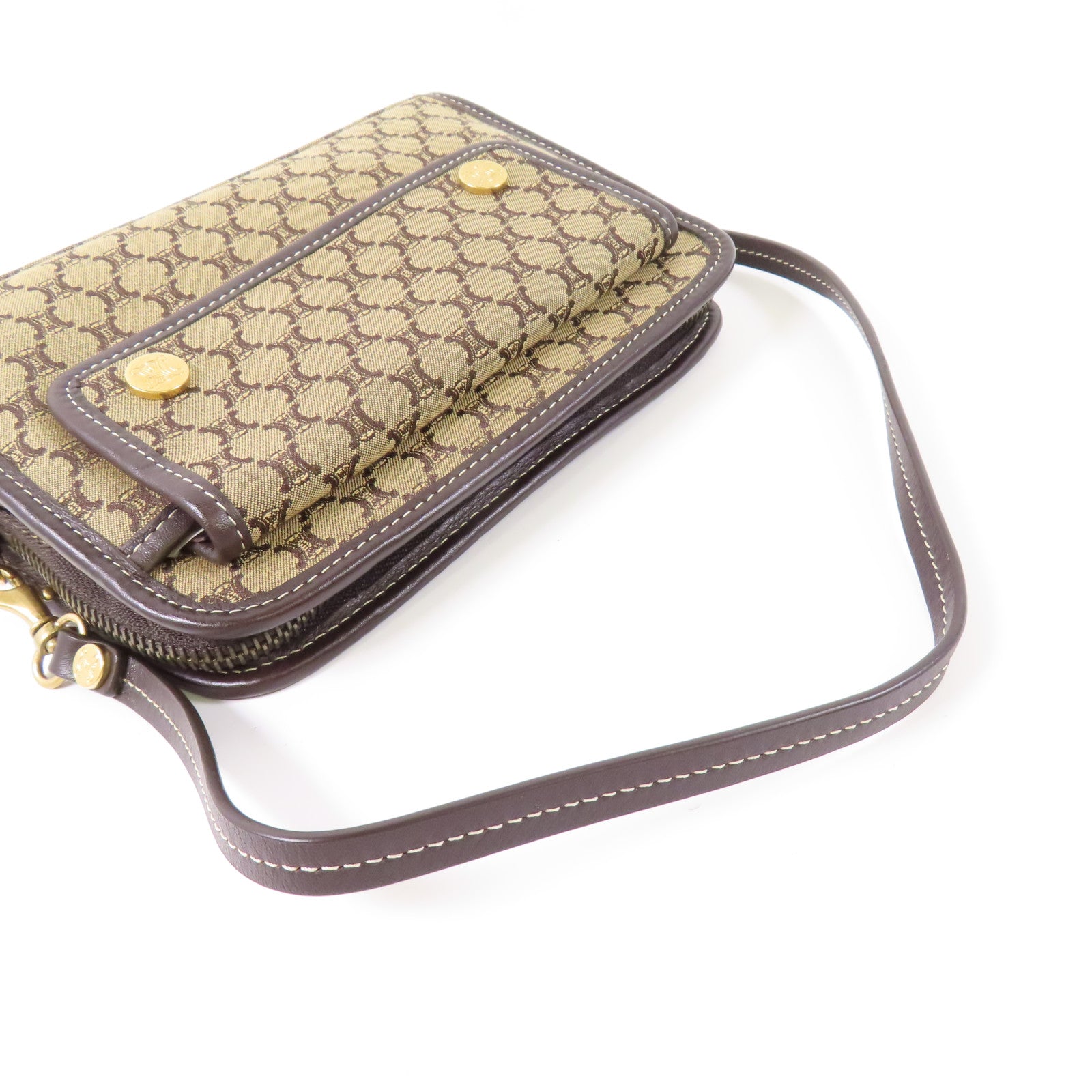 CELINE 帆布Hand Bag金扣手挽袋