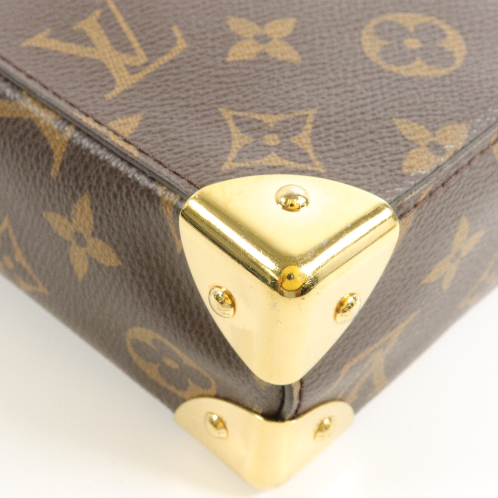 LOUIS VUITTON Monogram/Monogram Reverse Camera Box鏈帶手挽肩背兩用袋