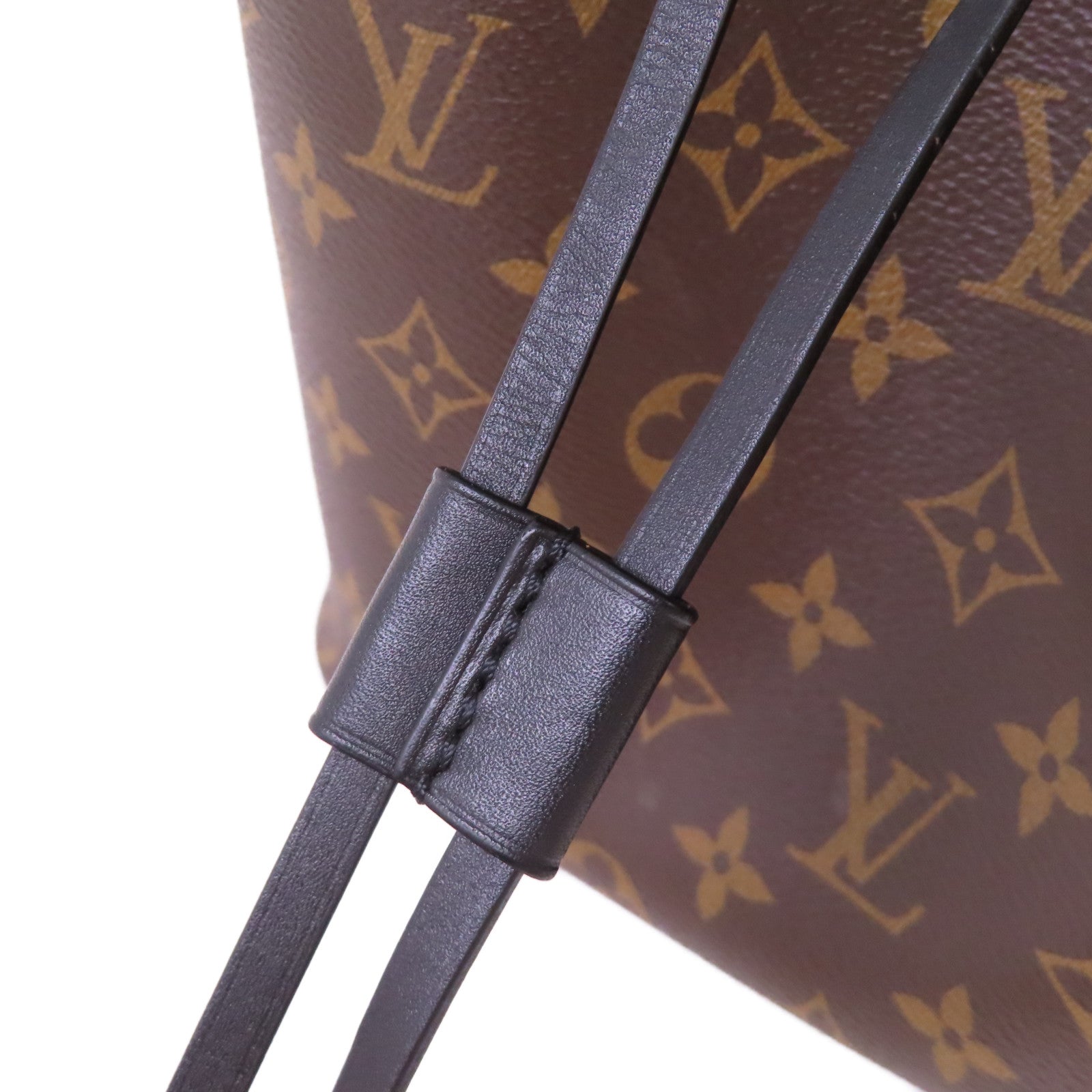 LOUIS VUITTON Monogram Neonoe MM Shoulder Bag金扣肩背袋啡色/黑色