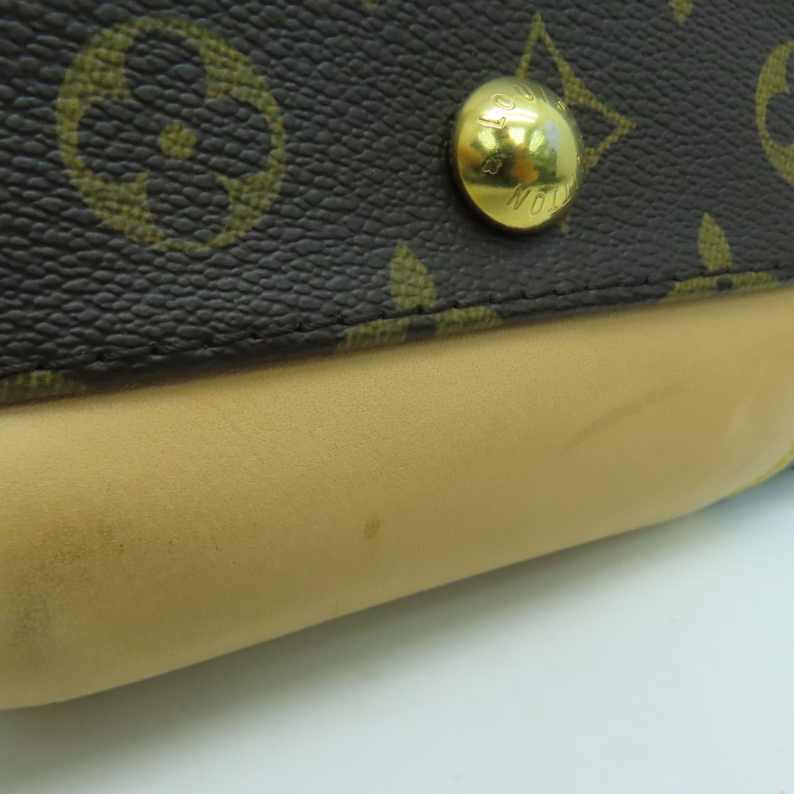 LOUIS VUITTON Monogram Beverly GM金扣手挽袋/肩背袋啡色