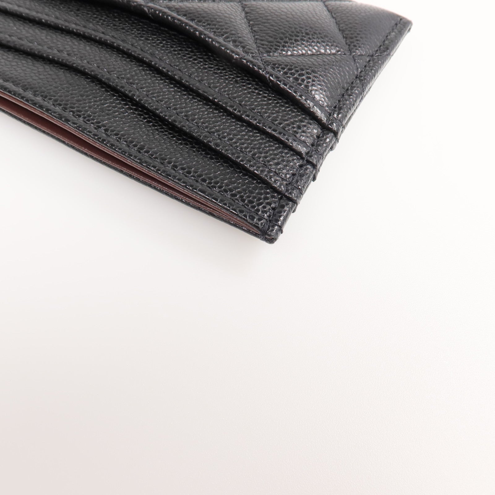 CHANEL 牛皮皮革Card Holder金扣卡片套