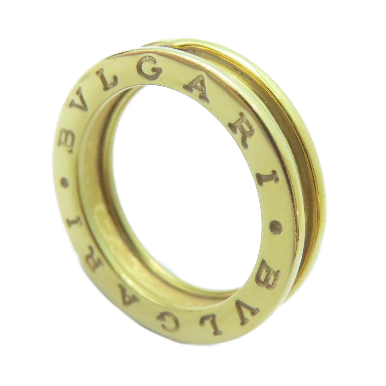 BVLGARI 18K黃金B-zero1 Ring XS金戒指BVLGARI#52/US#6