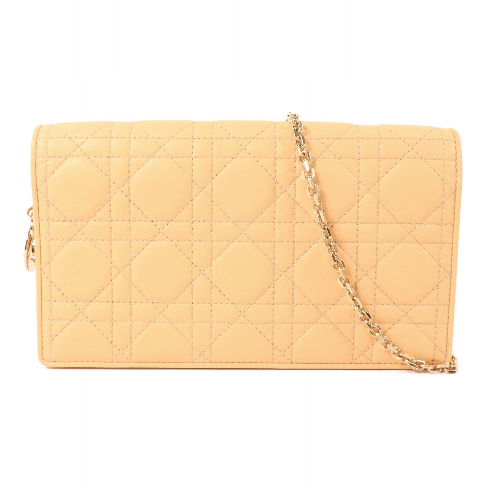 Dior 羊皮皮革Lady Dior Pouch鏈帶肩背袋