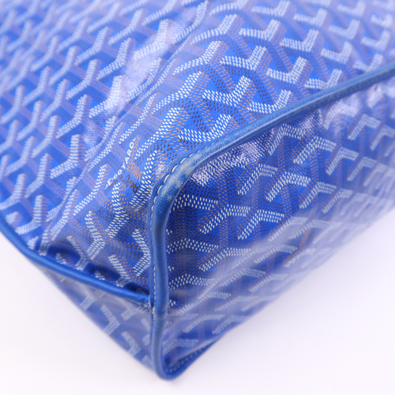 GOYARD 【激減優惠】塗層帆布Anjou PM銀扣手挽袋
