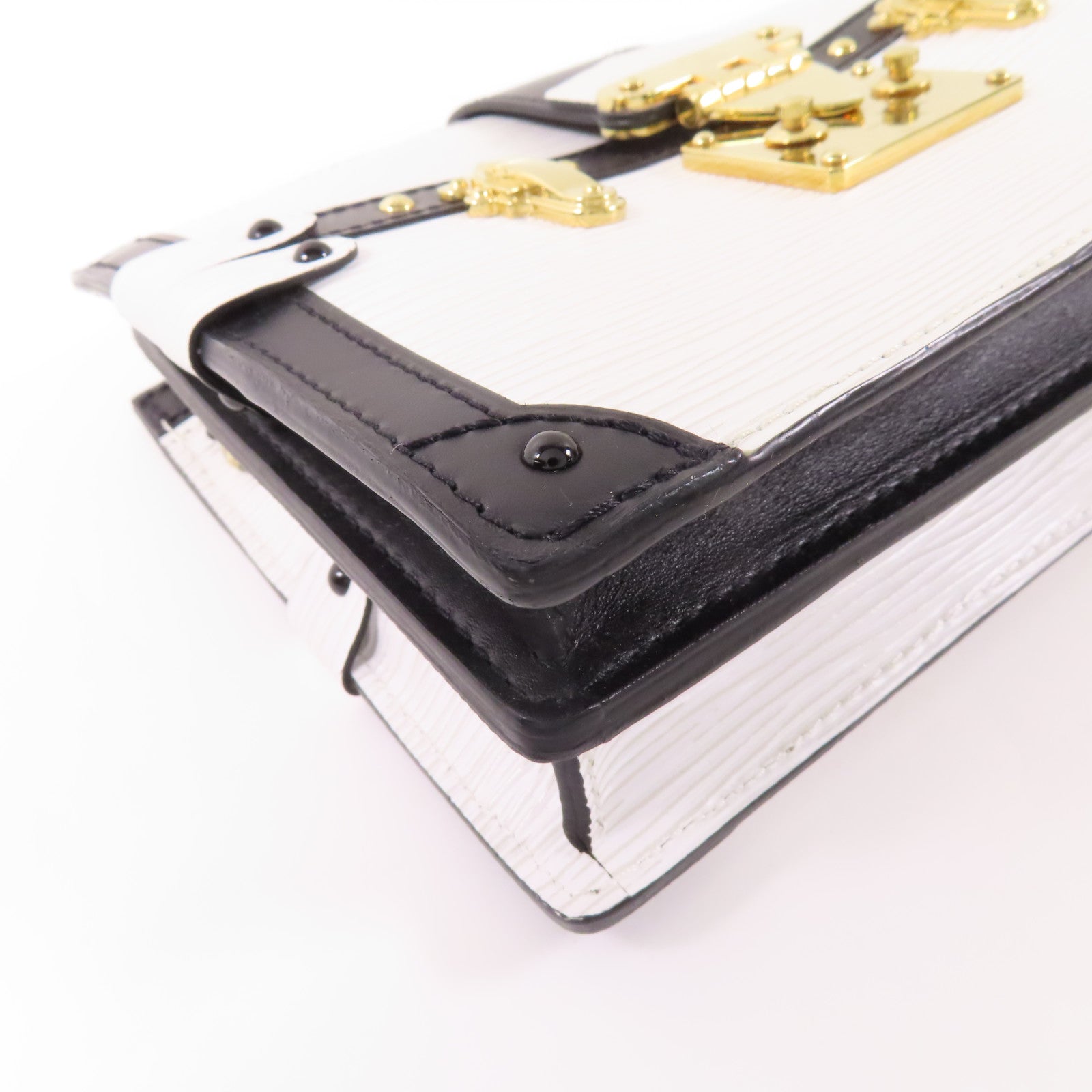 LOUIS VUITTON Epi Trunk Clutch金扣肩背袋