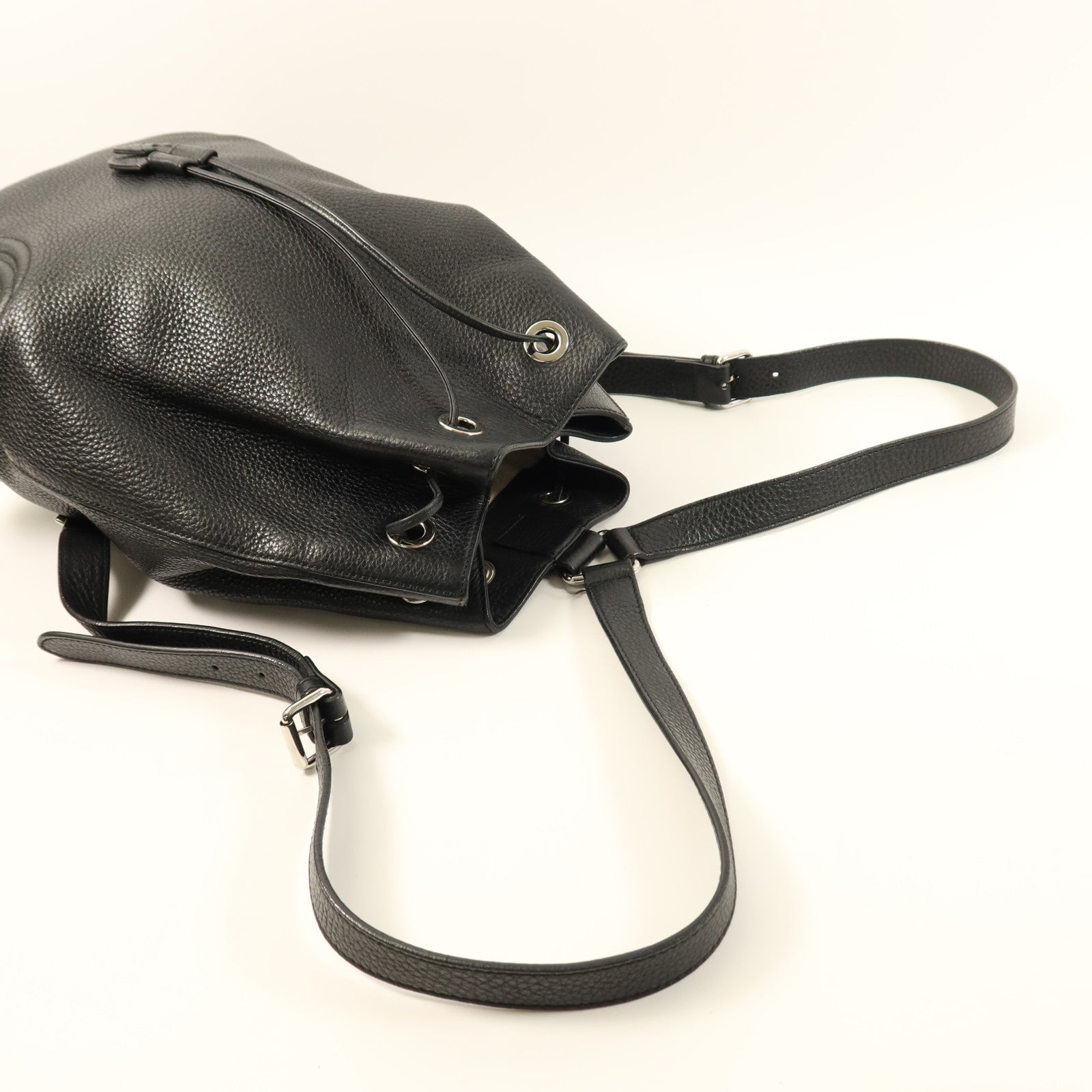 GUCCI 牛皮皮革Soho Backpack銀扣背包