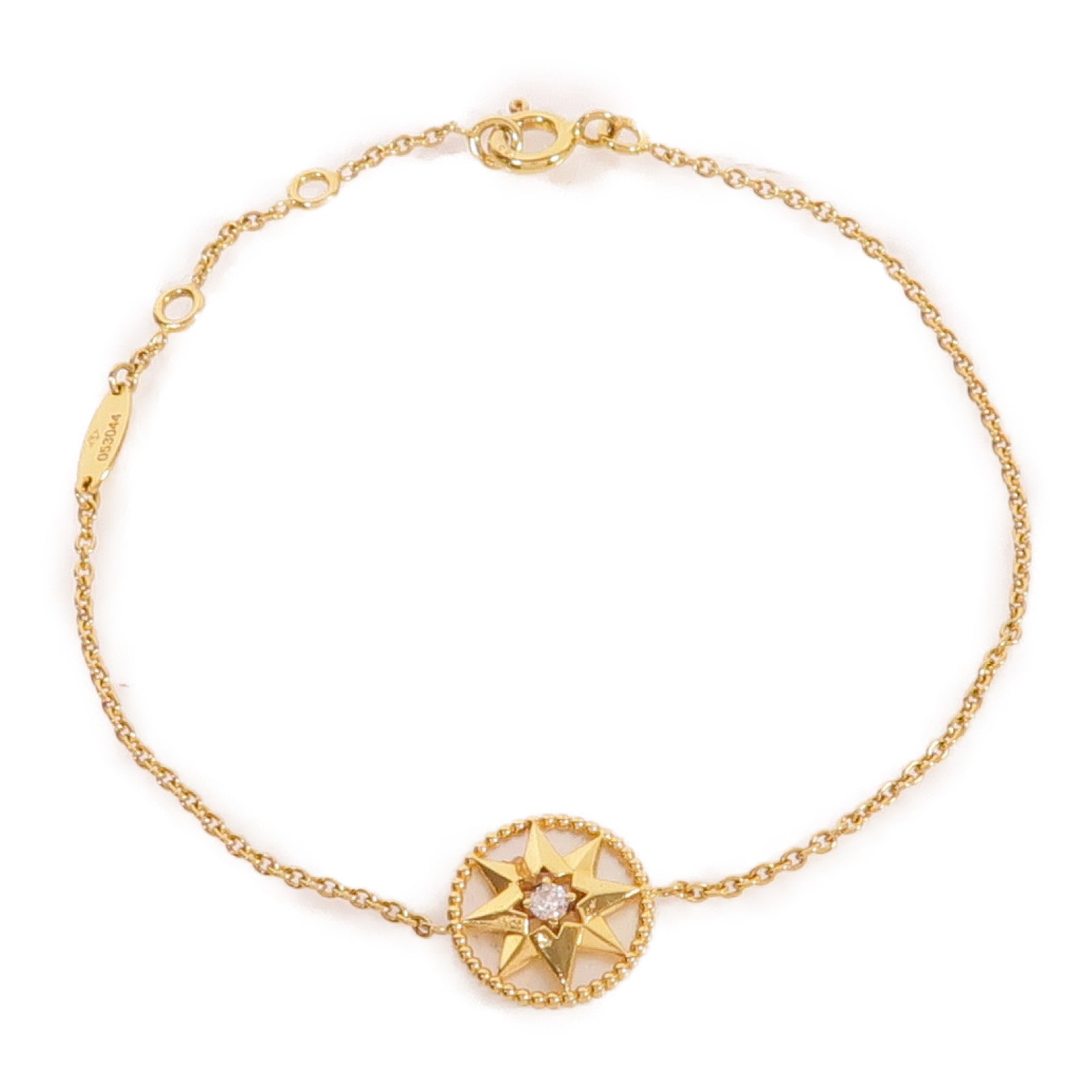 Dior 18K金/貝殼Rose Des Vents手鏈