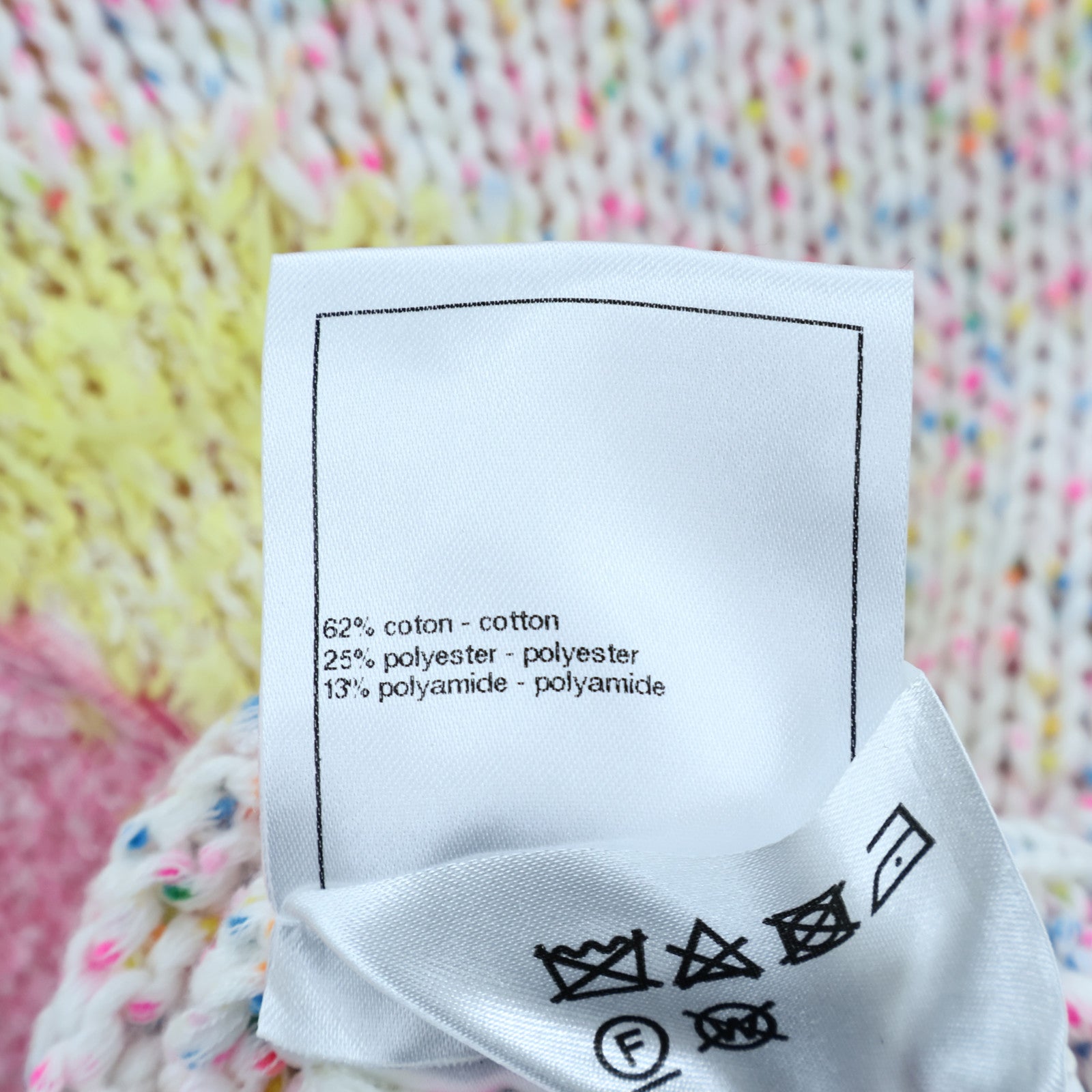 CHANEL Cotton/Polyester Look 20 Knit Top針織