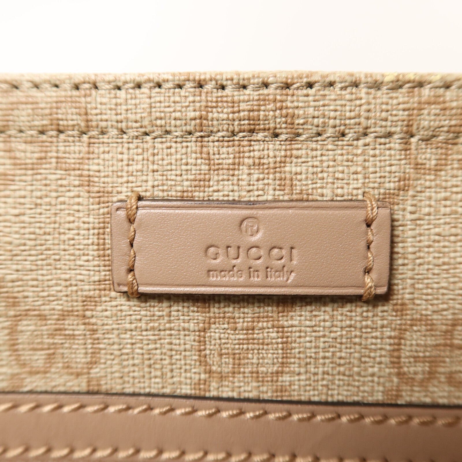 GUCCI 塗層帆布GG Supreme Shoulder Bag肩背袋