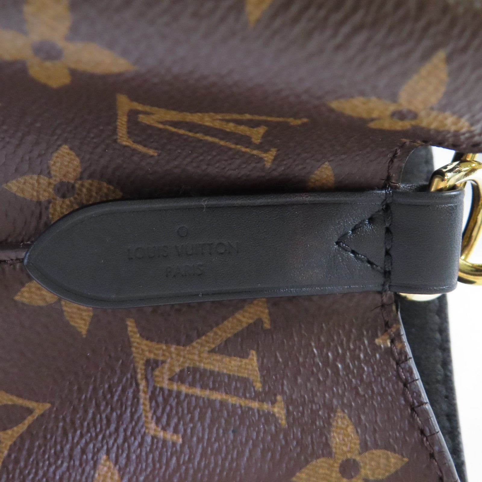 LOUIS VUITTON Monogram Neonoe MM Shoulder Bag金扣肩背袋啡色/黑色