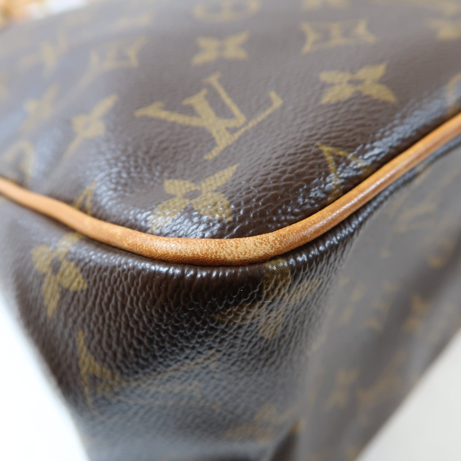 LOUIS VUITTON 【激減優惠】Monogram Batignolles Horizontal金扣肩背袋啡色