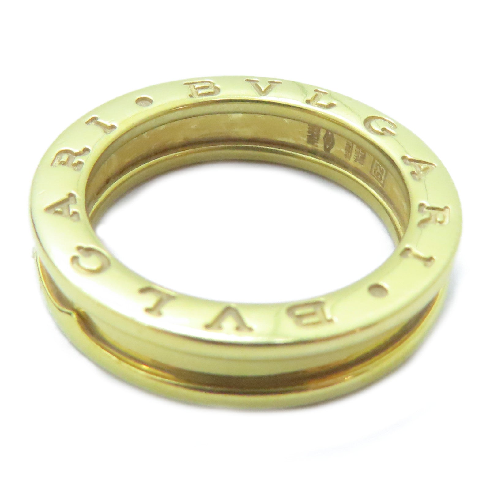 BVLGARI 18K黃金B-zero1 Ring XS金戒指BVLGARI#52/US#6